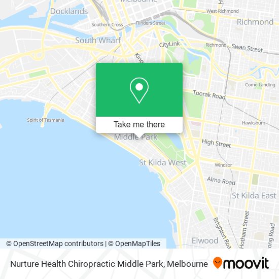 Mapa Nurture Health Chiropractic Middle Park