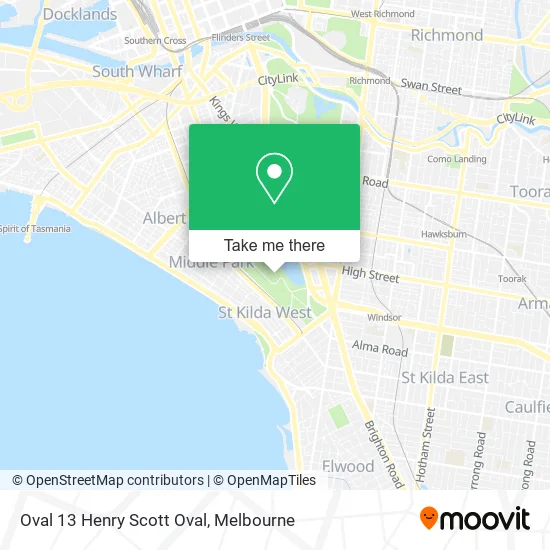 Oval 13 Henry Scott Oval map