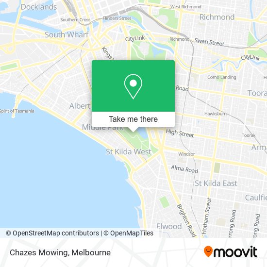 Chazes Mowing map