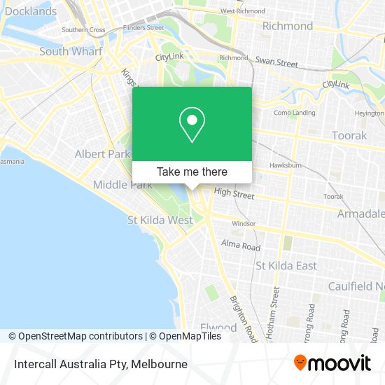 Intercall Australia Pty map
