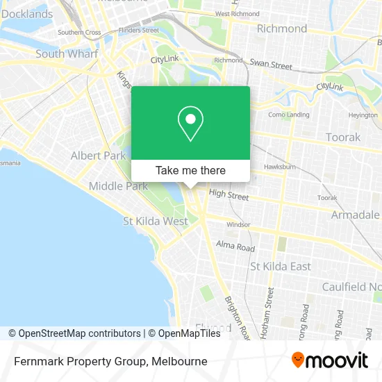 Mapa Fernmark Property Group