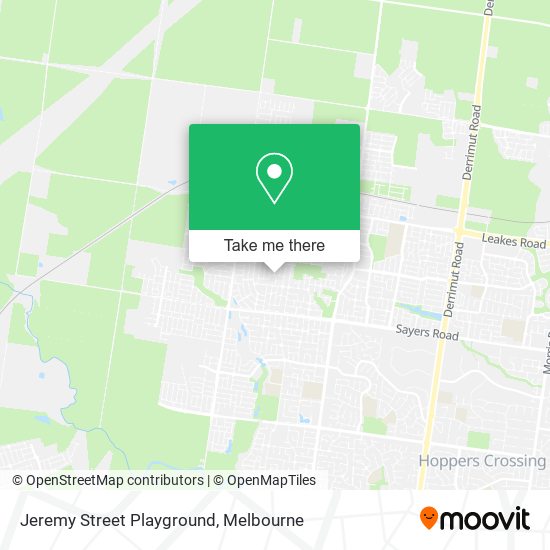 Jeremy Street Playground map