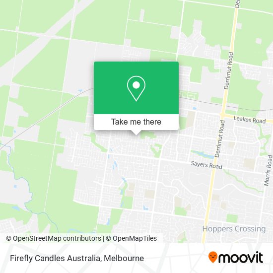 Firefly Candles Australia map