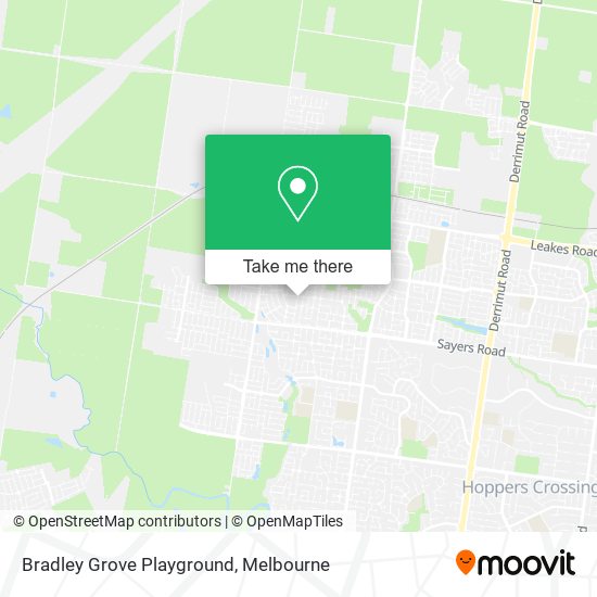 Bradley Grove Playground map