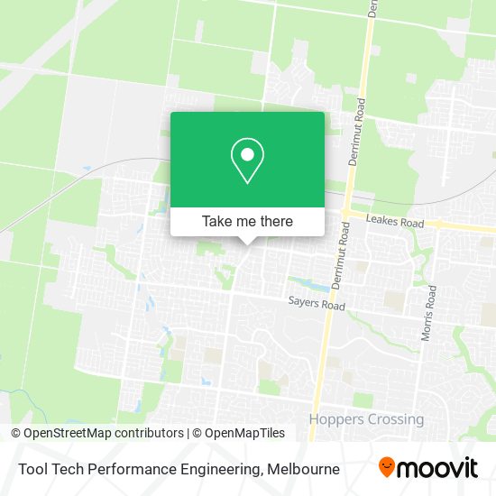 Tool Tech Performance Engineering map