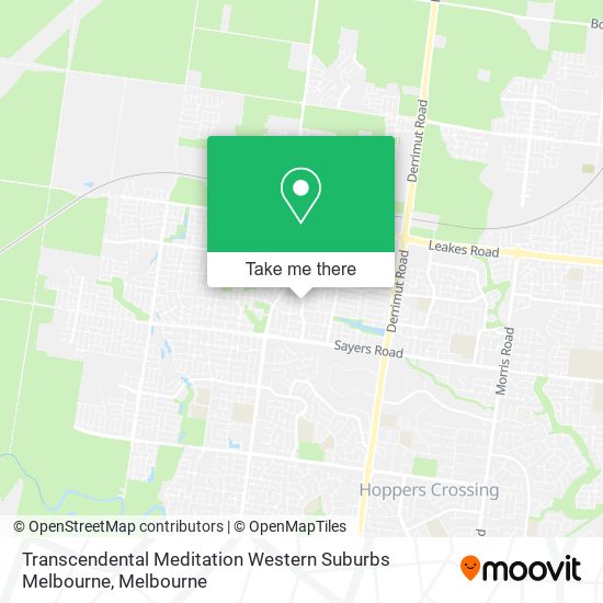 Transcendental Meditation Western Suburbs Melbourne map