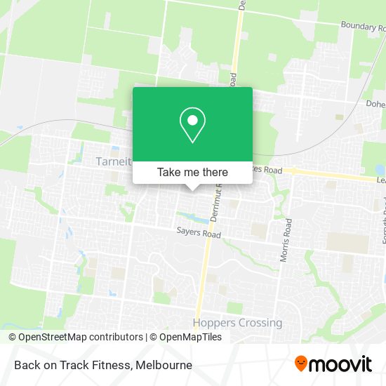 Back on Track Fitness map