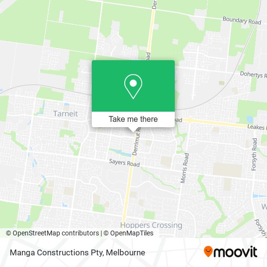Manga Constructions Pty map