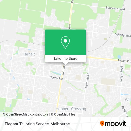 Elegant Tailoring Service map