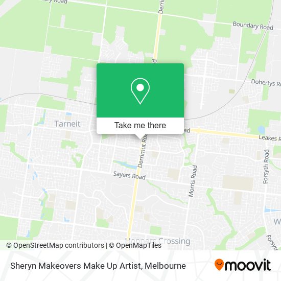 Sheryn Makeovers Make Up Artist map