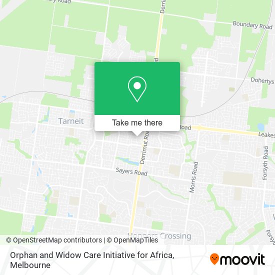 Orphan and Widow Care Initiative for Africa map