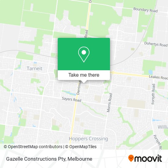 Gazelle Constructions Pty map