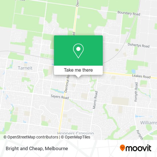 Bright and Cheap map