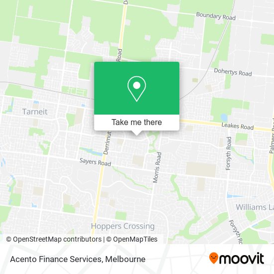 Acento Finance Services map