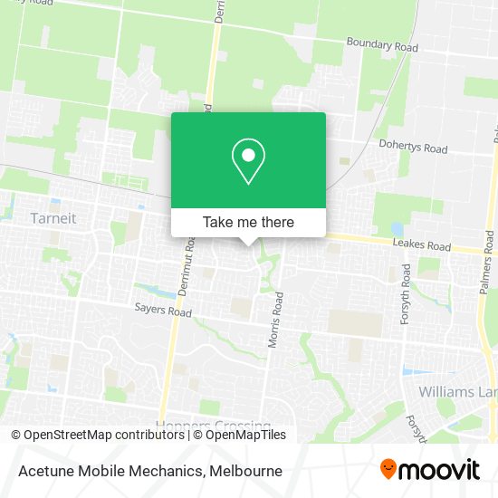 Acetune Mobile Mechanics map