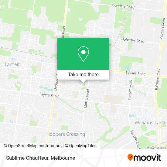 Mapa Sublime Chauffeur