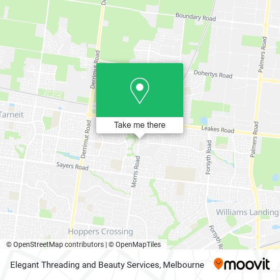 Elegant Threading and Beauty Services map