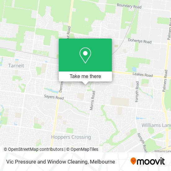 Vic Pressure and Window Cleaning map