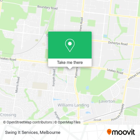 Swing It Services map