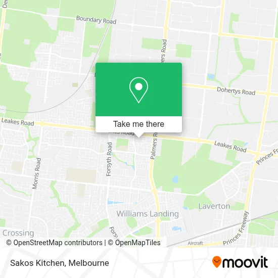 Mapa Sakos Kitchen