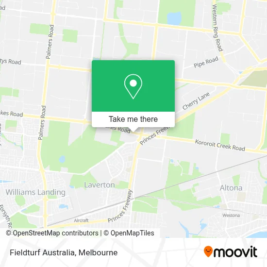 Mapa Fieldturf Australia
