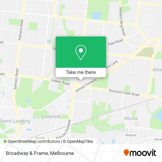 Broadway & Frame map