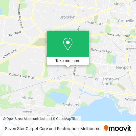 Seven Star Carpet Care and Restoration map