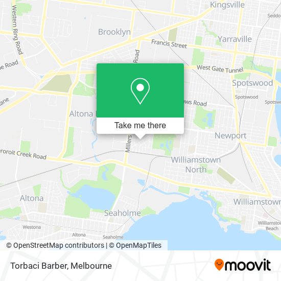 Torbaci Barber map