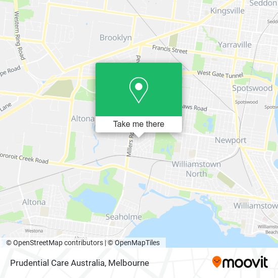 Prudential Care Australia map