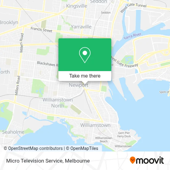 Mapa Micro Television Service