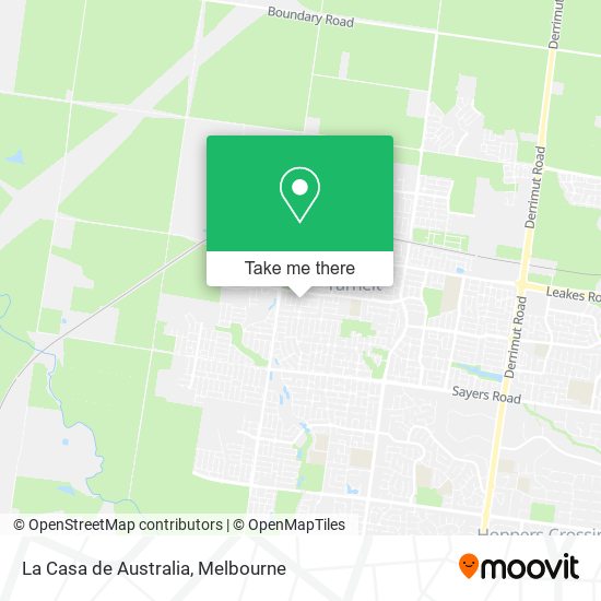 La Casa de Australia map