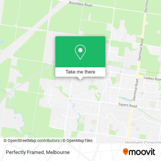 Perfectly Framed map