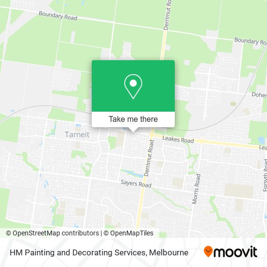 HM Painting and Decorating Services map