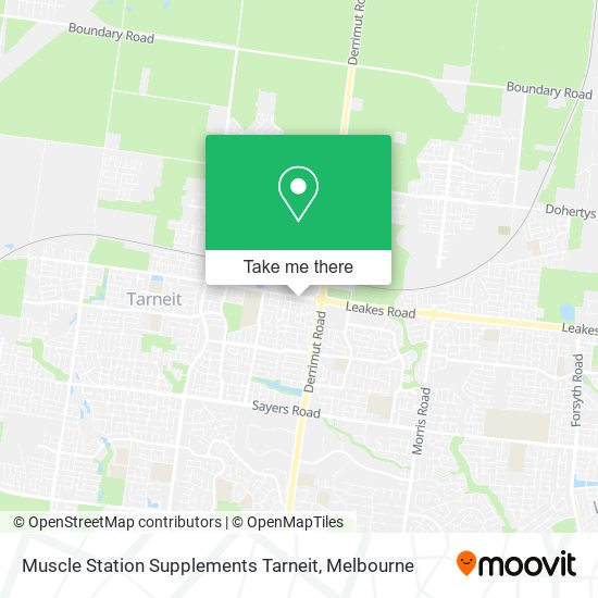 Muscle Station Supplements Tarneit map