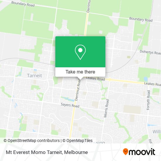 Mt Everest Momo Tarneit map