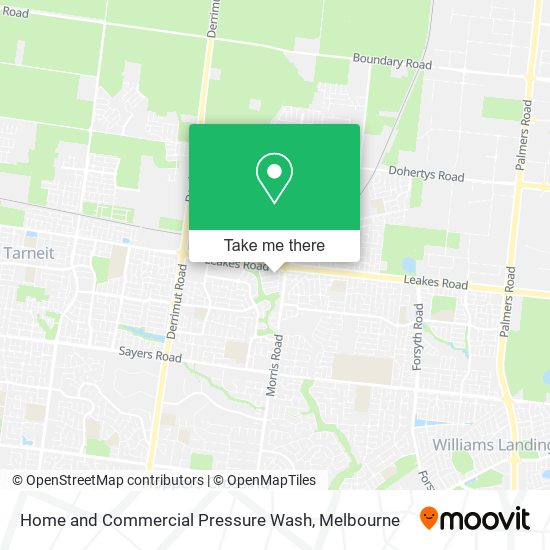 Home and Commercial Pressure Wash map
