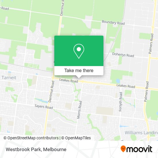 Westbrook Park map