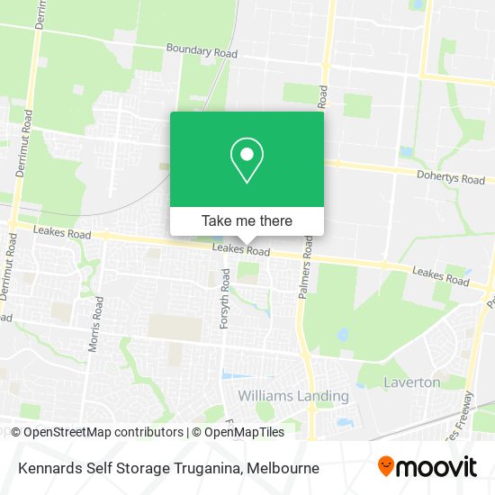Kennards Self Storage Truganina map