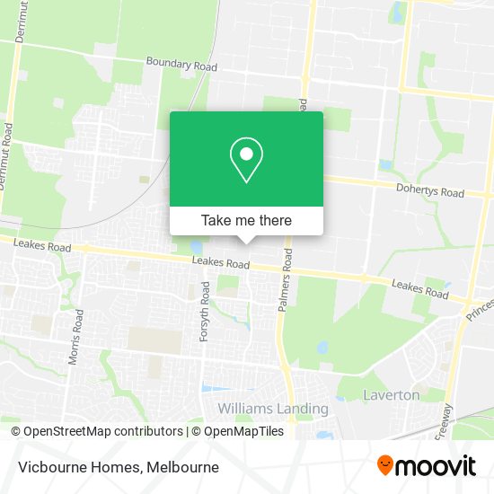 Vicbourne Homes map