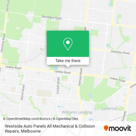 Westside Auto Panels All Mechanical & Collision Repairs map