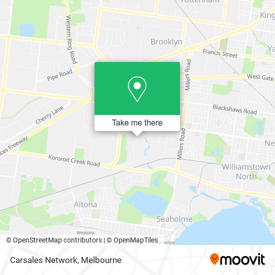 Carsales Network map