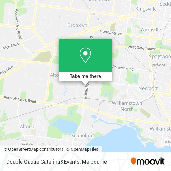 Double Gauge Catering&Events map
