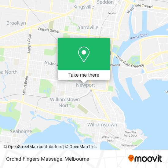 Orchid Fingers Massage map