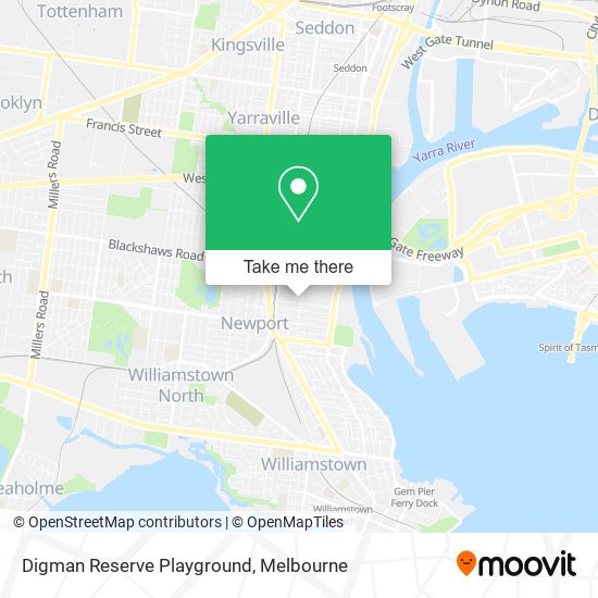 Digman Reserve Playground map