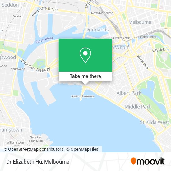 Dr Elizabeth Hu map