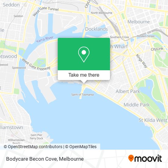Bodycare Becon Cove map