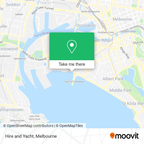Hire and Yacht map