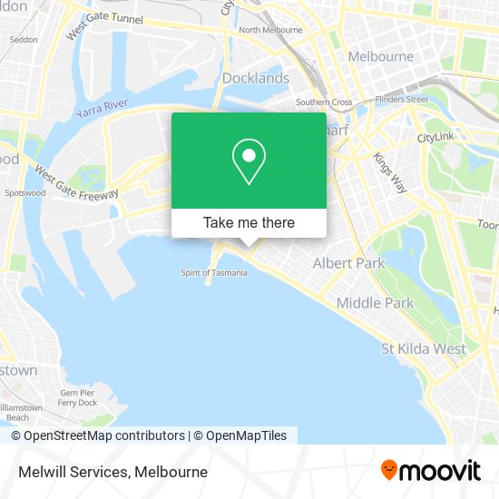 Melwill Services map