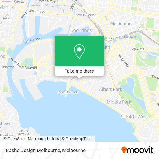 Bashe Design Melbourne map