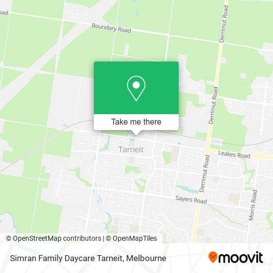 Simran Family Daycare Tarneit map